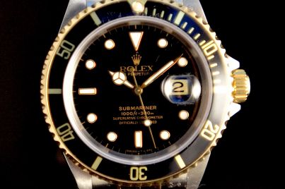 Rolex Submariner date  acciaio oro RRR Acciaio e oro 16613