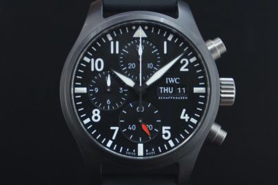 IWC Pilot Chronograph Top Gun Acciaio IW389401