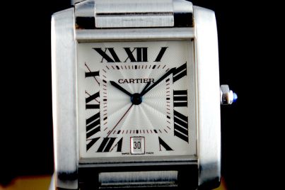 Cartier Tank Francese xl Acciaio 2302