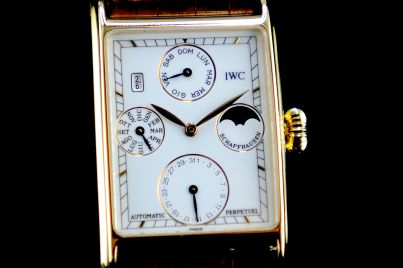 iwc Perpetual Calendar Novecento Gold Oro 3546