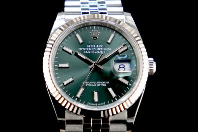 Rolex Datejust 36 GREEN DIAL Acciaio 126234
