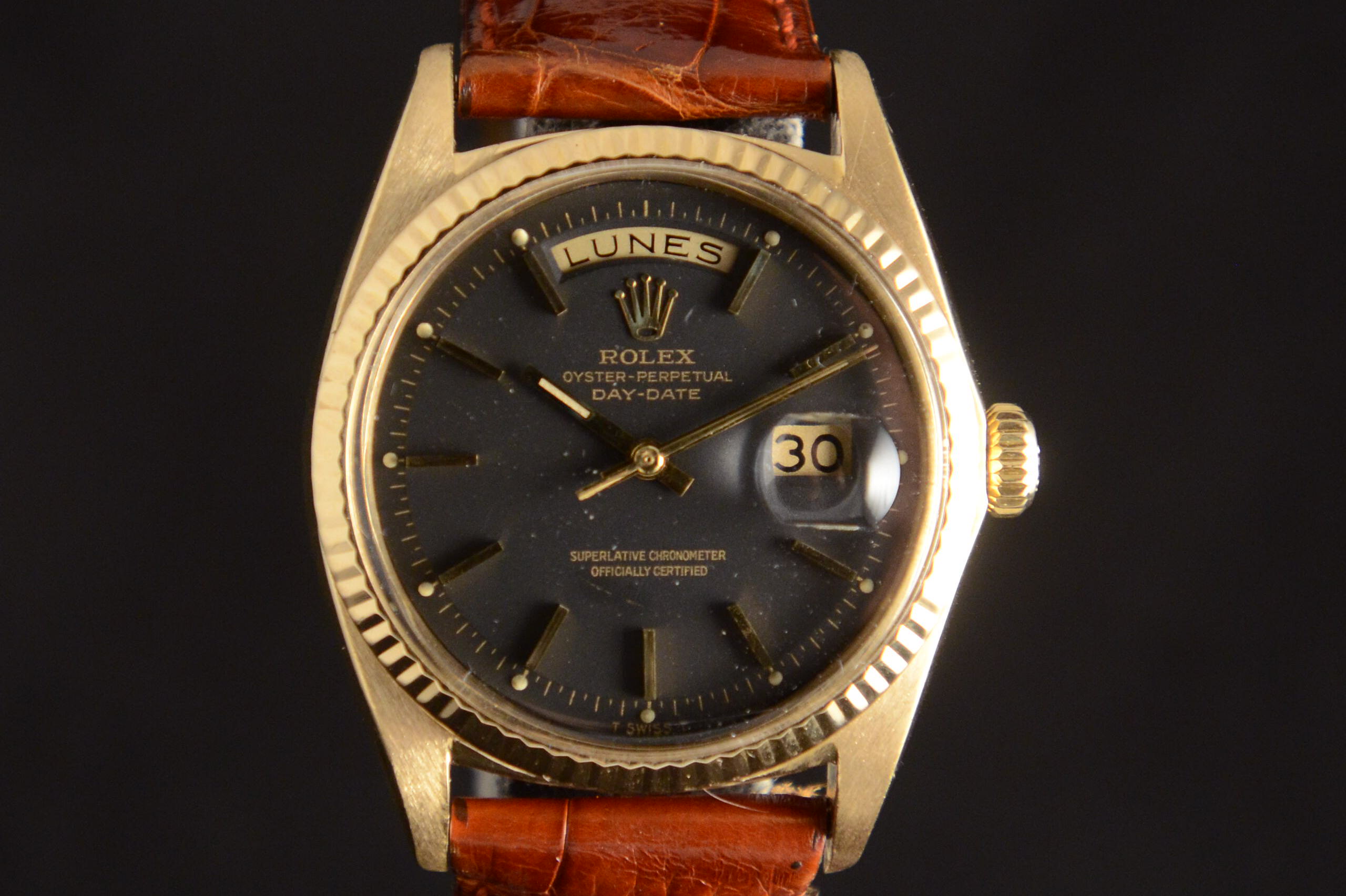 Rolex daydate black dial VENDUTO Oro 1969. Spedizione gratuita. Bergamo.