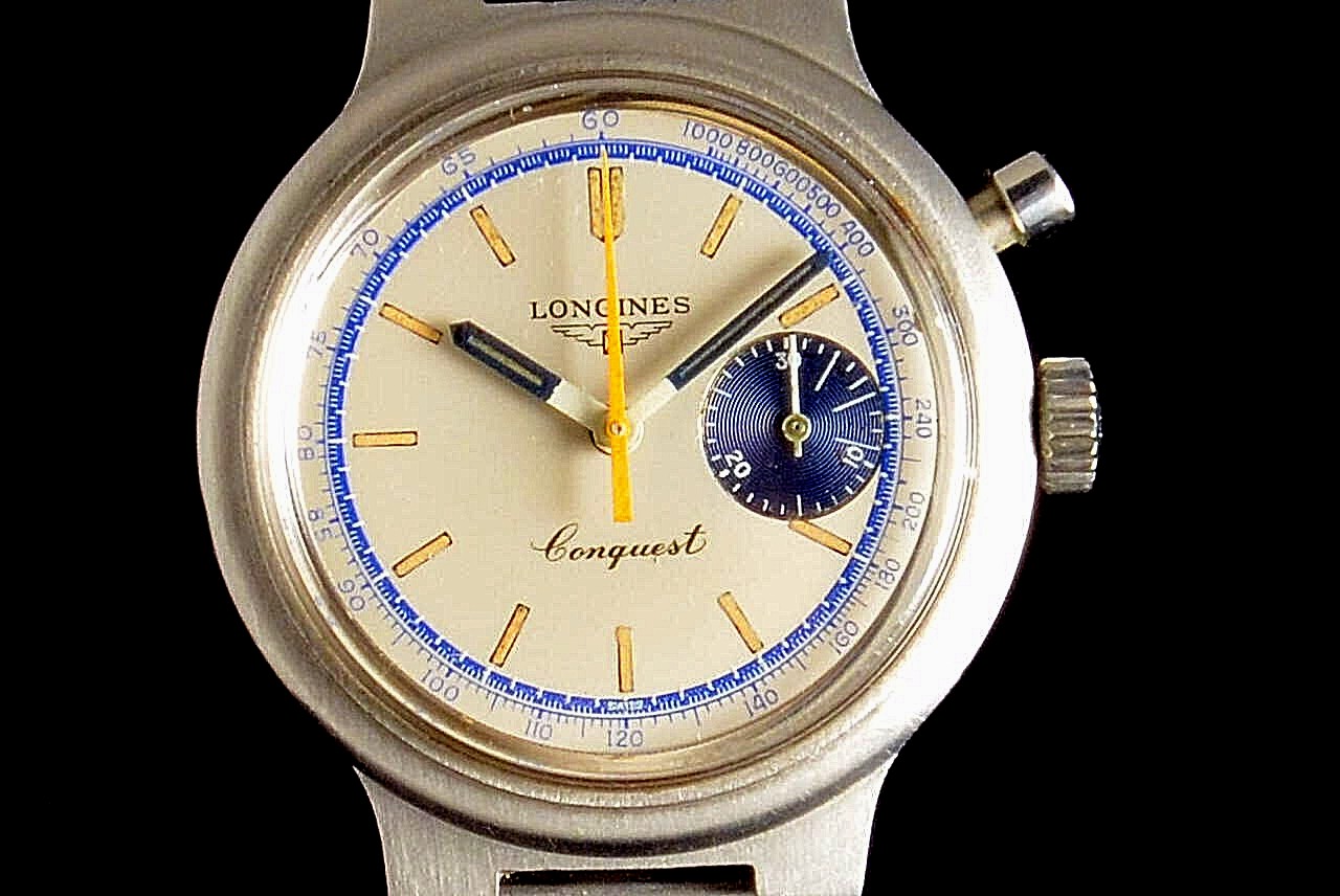 longines mono pulsante Acciaio Usato 1974 lon01. Spedizione gratuita in  tutta Italia, permuta, resi gratuiti, consulenza e reperimento. Mazzoleni  Orologi.